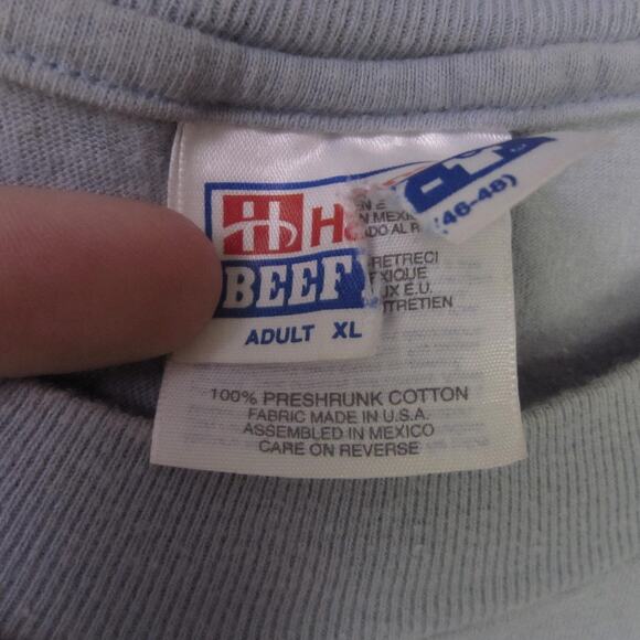 Vintage MADisC Disc Golf Shirt Mens XL Gray 1997 MADC Tour Hanes Beefy-T 90s - Picture 2 of 11